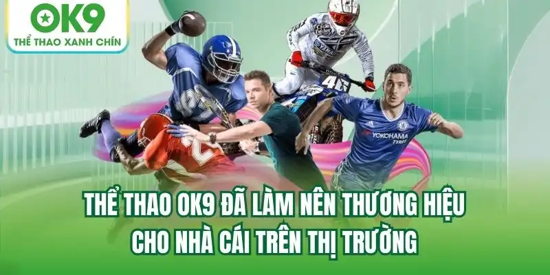 Thể Thao OK9 đã làm nên thương hiệu cho nhà cái trên thị trường