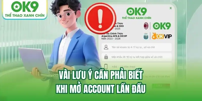 Vài lưu ý cần phải biết khi mở account lần đầu Vài lưu ý cần phải biết khi mở account lần đầu